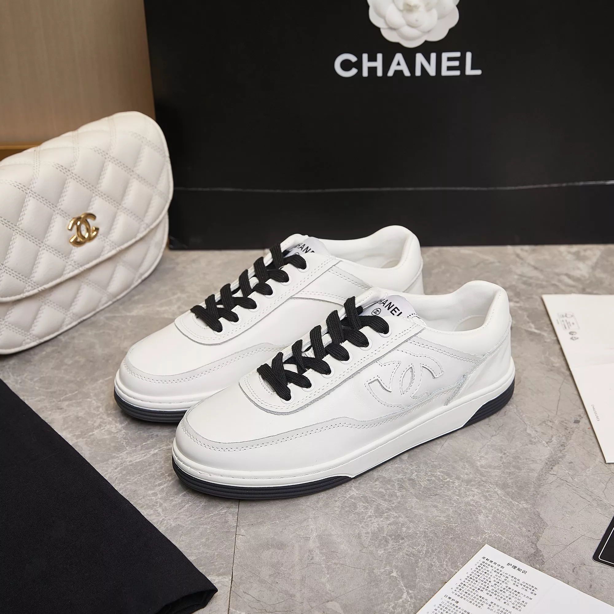 chanel decontractees chaussures pour femme s_12761172